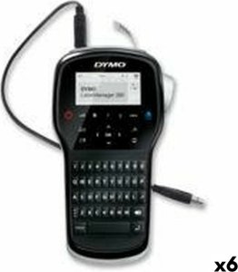 Drukarka etykiet Dymo Elektryczna Drukarka Etykiet Dymo Labelmanager LM280 1,2 mm QWERTY Czarny (6 Sztuk) 1