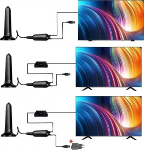 Antena RTV Vayox Antena pokojowa do odbioru TV naziemnej DVB-T/T2 VA0127 8