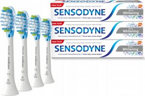 Philips Końcówki Philips HX9044/17 x4 + Pasta Sensodyne x3 1