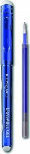 Keyroad Długopis wymazywalny KEYROAD 0,7mm, plus wkład/zapas, blister, niebieski 2