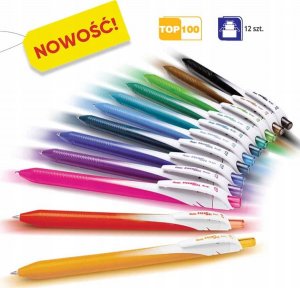 Pentel Pióro kulkowe Pentel EnerGel BL437 brązowe, BRĄZOWY 2