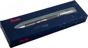 Pentel Cienkopis kulkowy Pentel EnerGel BLN455 (wkład niebieski) czarny, CZARNY 3
