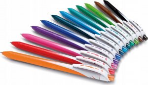 Pentel Pióro kulkowe Pentel EnerGel BL437 granatowe, GRANATOWY 3