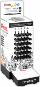 Pentel Cienkopis Pentel PointLiner 0.2mm czarny 5
