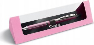 Pentel Pióro kulkowe Pentel EnerGel BL407 (wkład niebieski) różowy, RÓŻOWY 3