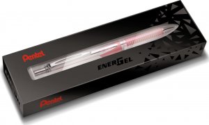 Pentel Pióro kulkowe Pentel EnerGel BL407 (wkład niebieski) różowy, RÓŻOWY 4