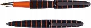 Diplomat Pióro wieczne DIPLOMAT Elox Ring, M, 14ct, czarne/pomarańczowe 3