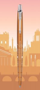 Parker Parker 2198197 długopis Niebieski Przyciskany długopis Średni 1 szt. 2