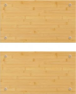 vidaXL Płyty ochronne na kuchenkę, 2 szt., 50x28x1,5 cm, bambus 2