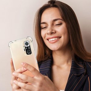 Braders Etui Anti Shock Bezbarwne do Xiaomi Redmi Note 10 Pro / 10 Pro Max 5