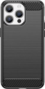 Braders Etui Carbon Case do iPhone 15 Pro Max elastyczny czarny 1