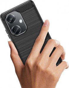 Braders Etui Carbon Case do OnePlus Nord CE3 5G / Oppo K11 5G elastyczny czarny 5