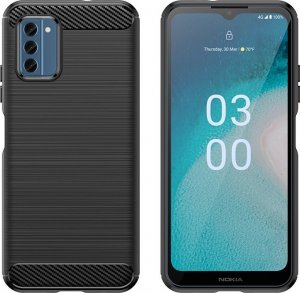 Braders Etui Carbon Case do Nokia C300 elastyczny czarny 2