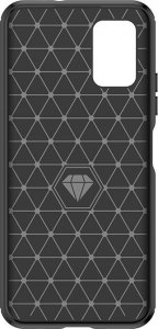 Braders Etui Carbon Case do Nokia C300 elastyczny czarny 4