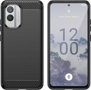 Braders Etui Carbon Case do Nokia X30 elastyczny czarny 2