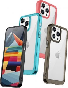 Braders Etui Outer z żelową ramką do iPhone 15 Pro czarne 5