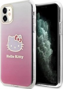 Sourcing Hello Kitty HKHCN61HDGKEP iPhone 11 / Xr 6.1" pink/pink hardcase IML Gradient Electrop Kitty Head 3