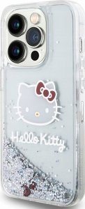 Sourcing Hello Kitty HKHCP13XLIKHET iPhone 13 Pro Max 6.7" silver/silver hardcase Liquid Glitter Charms Kitty Head 2
