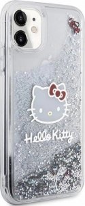 Sourcing Hello Kitty HKHCN61LIKHET iPhone 11 / Xr 6.1" silver/silver hardcase Liquid Glitter Charms Kitty Head 4