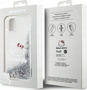 Sourcing Hello Kitty HKHCN61LIKHET iPhone 11 / Xr 6.1" silver/silver hardcase Liquid Glitter Charms Kitty Head 8