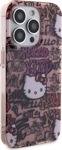 Sourcing Hello Kitty HKHCP14LHDGPTP iPhone 14 Pro 6.1" pink/pink hardcase IML Tags Graffiti 4