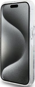 Sourcing Hello Kitty HKHCP15LLIKHET iPhone 15 Pro 6.1" silver/silver hardcase Liquid Glitter Charms Kitty Head 5