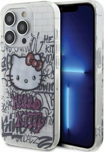 Sourcing Hello Kitty HKHCP13LHDGPHT iPhone 13 Pro / 13 6.1" white/white hardcase IML Kitty On Bricks Graffiti 1