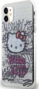 Sourcing Hello Kitty HKHCN61HDGPHT iPhone 11 / Xr 6.1" white/white hardcase IML Kitty On Bricks Graffiti 4