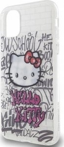 Sourcing Hello Kitty HKHCN61HDGPHT iPhone 11 / Xr 6.1" white/white hardcase IML Kitty On Bricks Graffiti 8