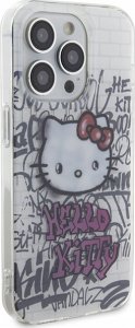 Sourcing Hello Kitty HKHCP15XHDGPHT iPhone 15 Pro Max 6.7" white/white hardcase IML Kitty On Bricks Graffiti 4