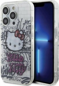 Sourcing Hello Kitty HKHCP14LHDGPHT iPhone 14 Pro 6.1" white/white hardcase IML Kitty On Bricks Graffiti 1