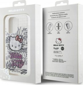 Sourcing Hello Kitty HKHCP14LHDGPHT iPhone 14 Pro 6.1" white/white hardcase IML Kitty On Bricks Graffiti 8