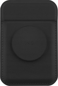 Uniq UNIQ Flixa magnetic card wallet with stand black/jet black MagSafe 3