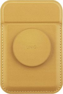 Uniq UNIQ Flixa magnetic card wallet with stand yellow/canary yellow MagSafe 1