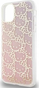 Sourcing Hello Kitty HKHCN61HCHPEP iPhone 11 / Xr 6.1" pink/pink hardcase IML Gradient Electrop Crowded Kitty Head 7