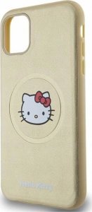 Sourcing Hello Kitty HKHMN61PGHCKD iPhone 11 / Xr 6.1" gold/gold hardcase Leather Kitty Head MagSafe 6