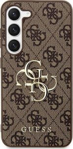 Guess GUESS SAMSUNG S24+ GUHCS24M4GMGBR METAL LOGO BROWN 1