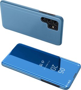 Hurtel Etui Clear View Case do Samsung S24+ z klapką - niebieskie 1