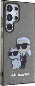 Karl Lagerfeld Oryginalne Etui KARL LAGERFELD Hardcase KLHCS24LHNKCTGK do SAMSUNG S24 Ultra (IML GLIT NFT K&C) czarny 1