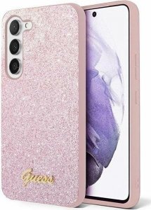 Guess Guess GUHCS24SHGGSHP S24 S921 różowy/pink hardcase Glitter Script 1