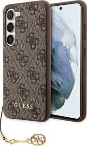 Guess Guess GUHCS24MGF4GBR S24+ S926 brązowy/brown hardcase 4G Charms Collection 1