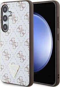 Guess Guess GUHCS24SPG4GPH S24 S921 biały/white hardcase 4G Triangle 1