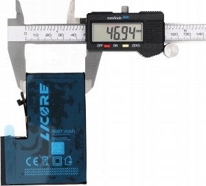 Bateria Licore LICORE bateria do IPHONE 12 Pro Max 3687 mAh 8