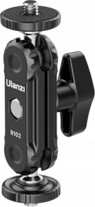 Ulanzi Ramię Uchwyt Mocowanie Magic Arm 9cm 2x Gwint 1/4'' Video VLOG ULANZI / R102 3