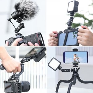 Ulanzi Ramię Uchwyt Mocowanie Magic Arm 9cm 2x Gwint 1/4'' Video VLOG ULANZI / R102 7