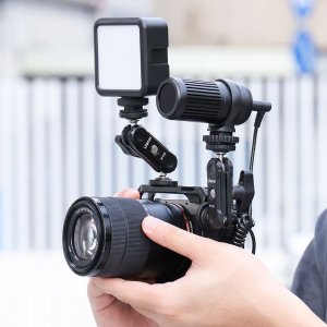 Ulanzi Ramię Uchwyt Mocowanie Magic Arm 9cm 2x Gwint 1/4'' Video VLOG ULANZI / R102 8