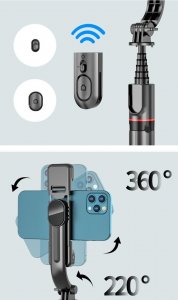 Triton Feegar Kijek Do Selfie Stick Tripod Bluetooth Led 16