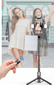 Triton Feegar Kijek Do Selfie Stick Tripod Bluetooth Led 5
