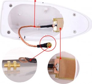 CB Antena ATL AK322H Antena samochodowa fm shark        carbon 4