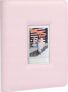 LoveInstant Album na Zdjęcia 288szt. do Fuji Instax Canon Xiaomi Polaroid HP Kodak ZINK / Okienko na okładce / Różowy 1